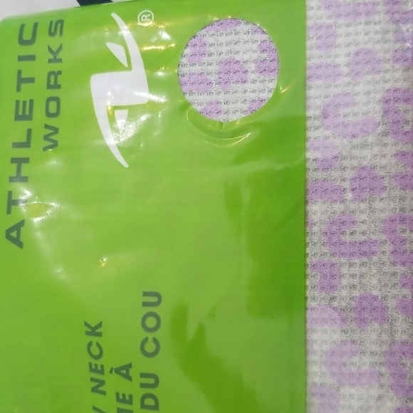 2/$15 ATHLETIC Works Girl Thermal Crew Neck Shirt - Picture 3 of 4